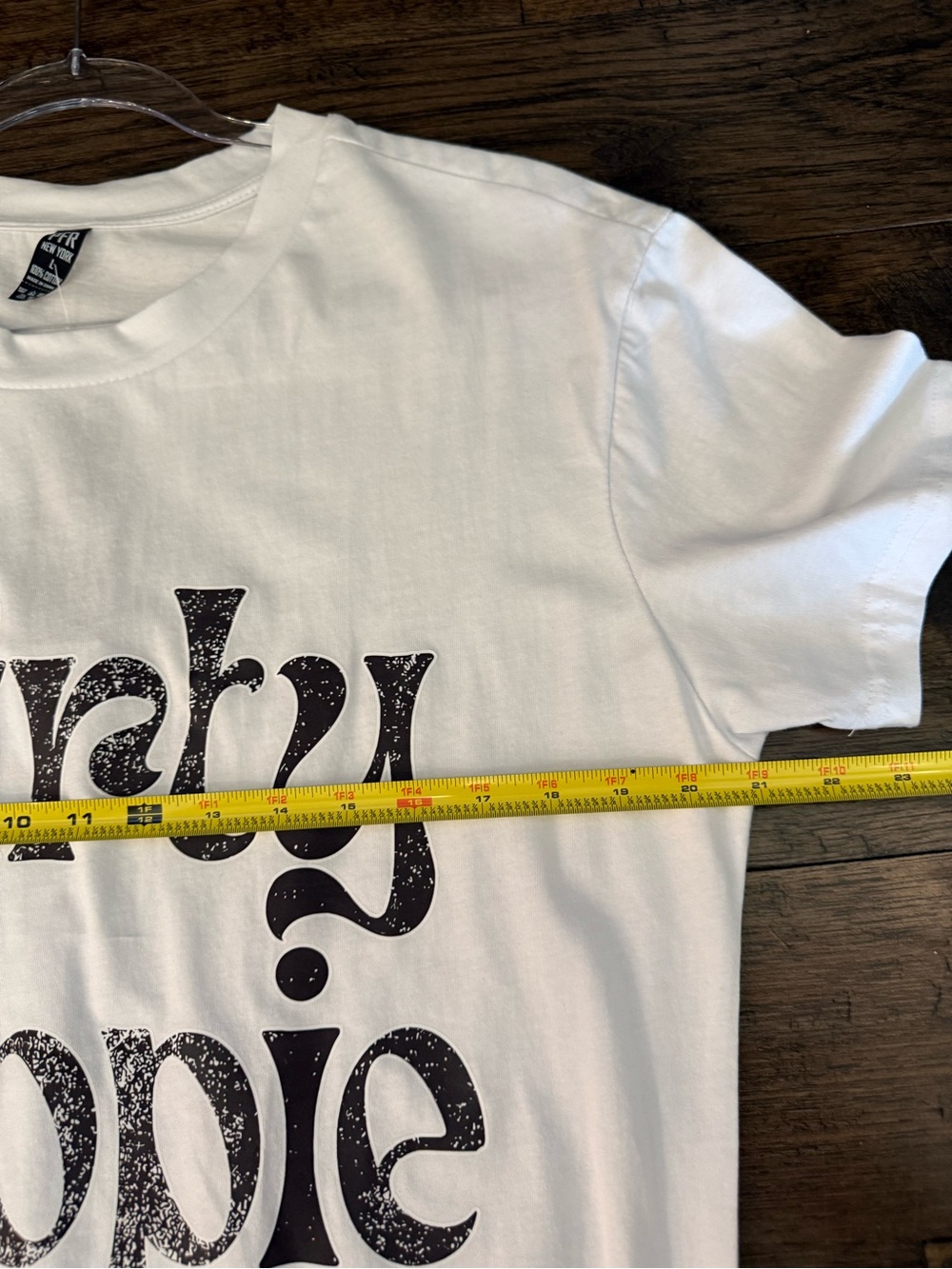 White "Dirty Hippie" Graphic Tee - Picture 4 of 5